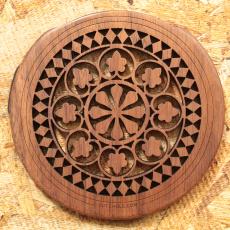 LUTE HOLE #14 Walnut