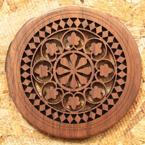 LUTE HOLE #14 Walnut