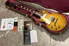 Gibson Custom Shop Historic Collection 1959 Les Paul Standard Left Hand Heavy Aged Green Lemon 2014年製【3.92kg】_5