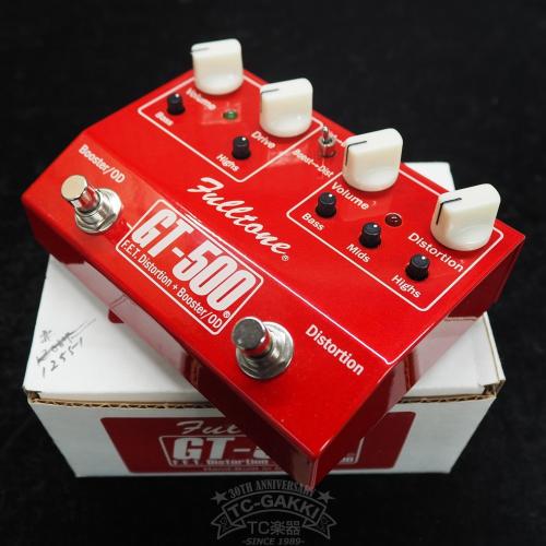 Fulltone GT-500 F.E.T. Distortion + Booster/OD (Red)