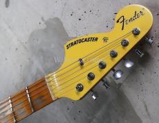 Fender Custom Shop '69 Stratocaster Heavy Relic Reverse Headstock / Aged Canary Yellow_2