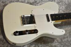 Fender Custom Shop 1959 Telecaster Journeyman Relic Aged Olympic White R141808【特注モデル、漆黒指板、軽量3.18kg】_8