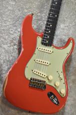 Fender Custom Shop 1963 Stratocaster Relic Aged Fiesta Red R141994【特注モデル、漆黒指板個体】
