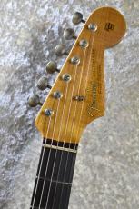 Fender Custom Shop 1963 Stratocaster Relic Aged Fiesta Red R141994【特注モデル、漆黒指板個体】_4