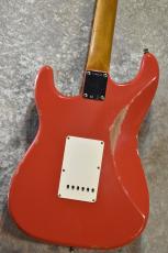 Fender Custom Shop 1963 Stratocaster Relic Aged Fiesta Red R141994【特注モデル、漆黒指板個体】_5