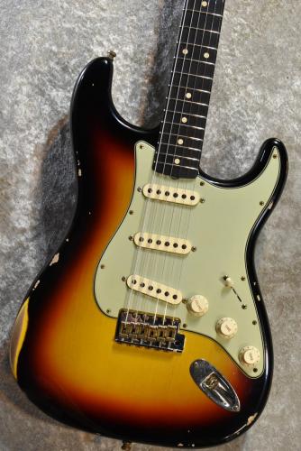 Fender Custom Shop 1963 Stratocaster Relic 3TS R141630【特注モデル、漆黒指板個体】