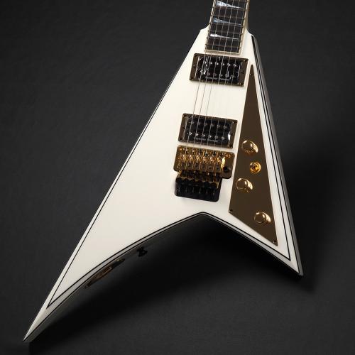 Jackson Custom Shop Randy Rhoads RR1 Snow White w/Black Pin Stripe