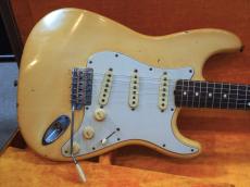 Fender Custom Shop 1960 Stratocaster Heavy Relic Masterbuilt John Cruz Aged Olympic White_2