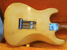 Fender Custom Shop 1960 Stratocaster Heavy Relic Masterbuilt John Cruz Aged Olympic White_9