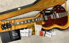 Gibson Custom Shop 1964 SG Standard Reissue with Maestro Vibrola VOS Cherry Red s/n 504724【3.45kg】_3