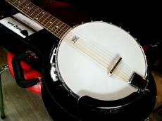 ARIA  SB-10G エレキバンジョー仕様　PU搭載 ハードケース付き　ギターバンジョー 　Guitar Banjo SB10G_8