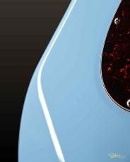 Shue Guitars New Classic S Custom Black Hardware w. Iron Wood Neck / Sonic Blue / 3.29kg_10