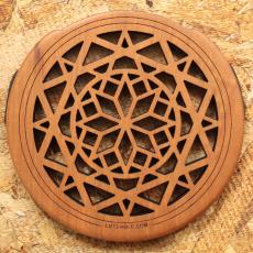 LUTE HOLE #11 Mahogany