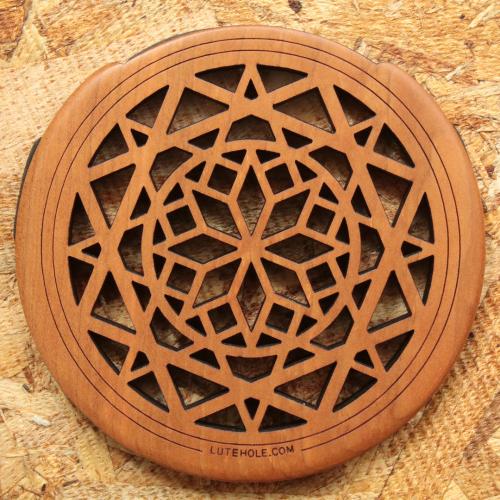 LUTE HOLE #11 Mahogany