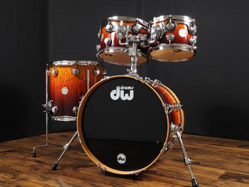 dw Collector's Maple Drum Set 4pc 18"BD / 10" 12"TT / 14"FT 2003年製