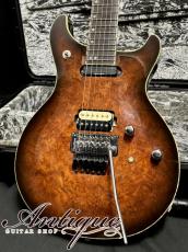 NOBUWORKS Custom Guitar Collection "KARIN" Thru-Neck 2010s Sunburst /Burl Karin Top & Alder Back /Figured Hard Maple Neck w/SAW Preamp System "One-Off All Hand Made"_2