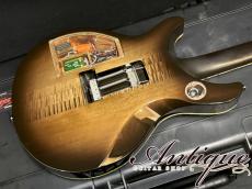 NOBUWORKS Custom Guitar Collection "KARIN" Thru-Neck 2010s Sunburst /Burl Karin Top & Alder Back /Figured Hard Maple Neck w/SAW Preamp System "One-Off All Hand Made"_5