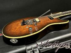 NOBUWORKS Custom Guitar Collection "KARIN" Thru-Neck 2010s Sunburst /Burl Karin Top & Alder Back /Figured Hard Maple Neck w/SAW Preamp System "One-Off All Hand Made"_6