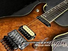 NOBUWORKS Custom Guitar Collection "KARIN" Thru-Neck 2010s Sunburst /Burl Karin Top & Alder Back /Figured Hard Maple Neck w/SAW Preamp System "One-Off All Hand Made"_7