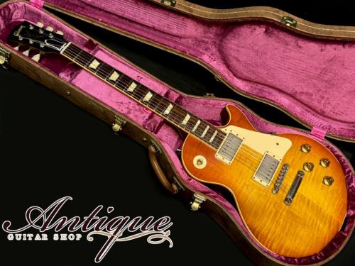 Gibson Custom Shop Historic Collection 1958 Les Paul 2013 Sunrise Tea Burst VOS /Dark RWFB 4.05kg EX+++ "Beautiful Top"