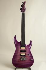 Marchione Guitars Set Neck Carve Top 1pcs Figured Maple African Mahogany H/S/H Trans Blue_2