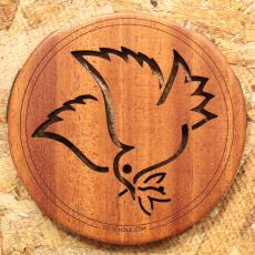 LUTE HOLE #11 Mahogany