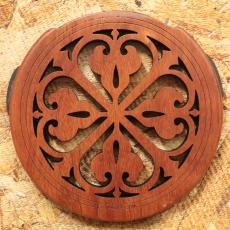 LUTE HOLE #3 Hawaiian Koa