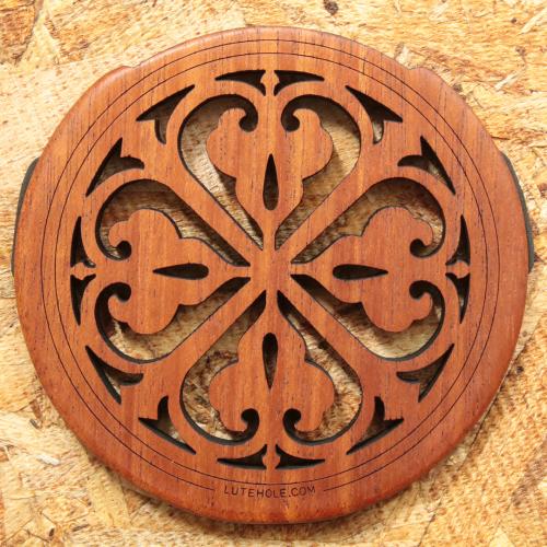 LUTE HOLE #3 Mahogany
