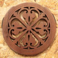LUTE HOLE #3 Walnut