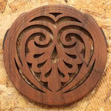 LUTE HOLE #5 Walnut