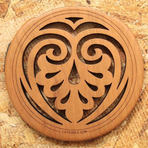 LUTE HOLE #5 Mahogany