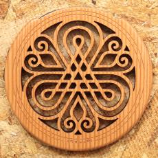 LUTE HOLE #2 Mahogany