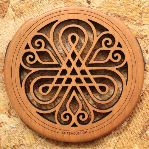 LUTE HOLE #2 Mahogany