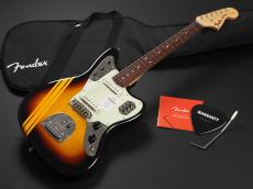 Fender Made in Japan Traditional 2025 Collection 60s Jaguar Rosewood Fingerboard ~Competition 3-Color Sunburst / Aged Natural~_2