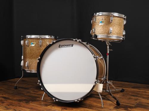 Ludwig Downbeat Drum Set 3pc 20"BD / 12"TT / 14"FT 1970年代製