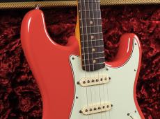 Fender Limited Edition American Vintage II 1961 Stratocaster 3A Flame Neck ~Fiesta Red~_4