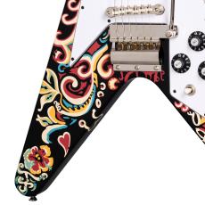Epiphone Jimi Hendrix "Love Drops" Flying V Ebony_4