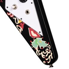 Epiphone Jimi Hendrix "Love Drops" Flying V Ebony_6
