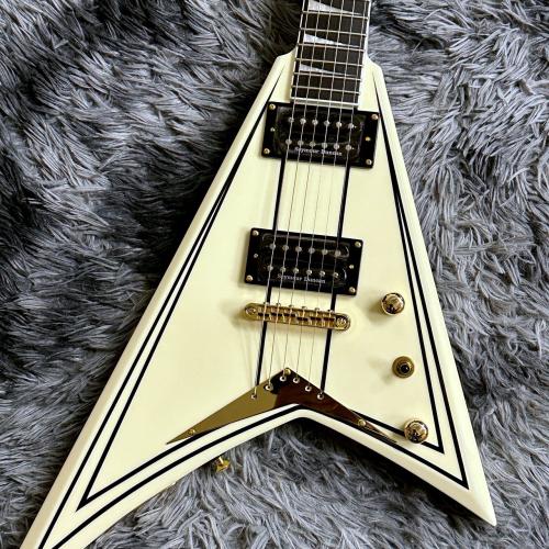 Jackson Pro Series Rhoads RRT-3 Ivory with Black Pinstripes【特価】