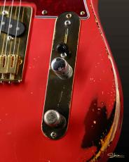 Shue Guitars New Classic T Time Machine 80 / Fiesta Red over Sunburst / 3.28kg_5