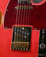 Shue Guitars New Classic T Time Machine 80 / Fiesta Red over Sunburst / 3.28kg_6
