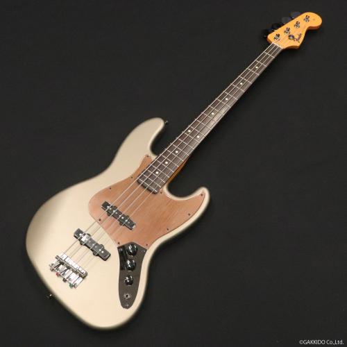 Fender Made in Japan Hybrid II 2026 Collection Jazz Bass, Rosewood Fingerboard, Matte Champagne Mirage