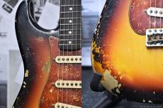 Fender Custom Shop MBS 1964 Stratocaster Heavy Relic -3 Color Sunburst- by Austin Macnutt_8