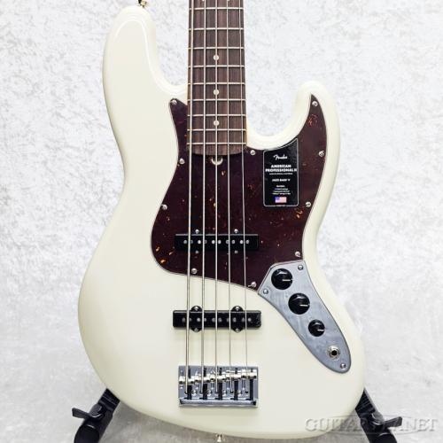 Fender American Professional II Jazz Bass V -Olympic White-【4.36kg】