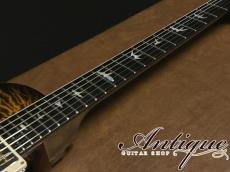 Paul Reed Smith [PRS] Private Stock Brazilian #6049 Singlecut Tremolo Tiger Eye Smoked Burst /Killer Quilt Top & African Ribbon Mahogany w/Paua & MOP Inlay 4.08kg EX+++ "Brazilian Rosewood Neck"_8