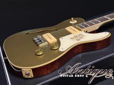 Bruno Guitars TN-295 Semi-Hollow 2024 Brass Powder Gold Aged /Figured Mahogany /Hard Maple 2.64kg "No-Used Mint"_6