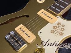 Bruno Guitars TN-295 Semi-Hollow 2024 Brass Powder Gold Aged /Figured Mahogany /Hard Maple 2.64kg "No-Used Mint"_7