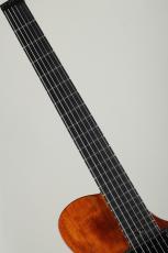 Victor Baker Guitars Ergonomic Semi hollow Headless / Amber burst with high gloss topcoat 2024_6