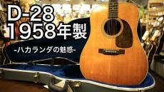 Martin 【3周年記念セール】【個体演奏動画あり】【ヴィンテージ】D-28 1958年製【ハカランダ】
