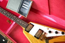Gibson Custom Shop 1958 Korina Flying V Reissue VOS White Guard セール期間限定価格_6